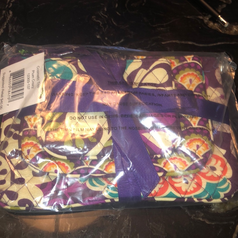 vera bradley cosmetic trio